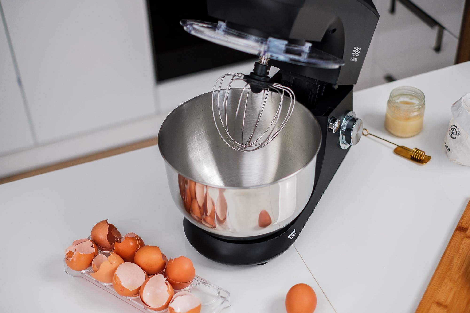 teesa Easy Cook Single Black Robot de Cocina, agitador, batidora, 1400 W, 1 Liter, 44 Decibeles, Aluminio, Negro