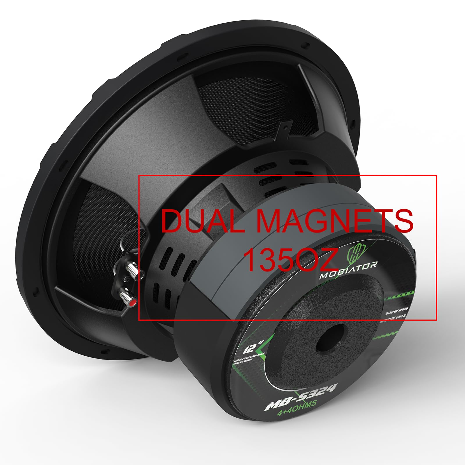 Amazon.com: MOBIATOR-12 Inch Car Subwoofer 2000W Max 500W RMS
