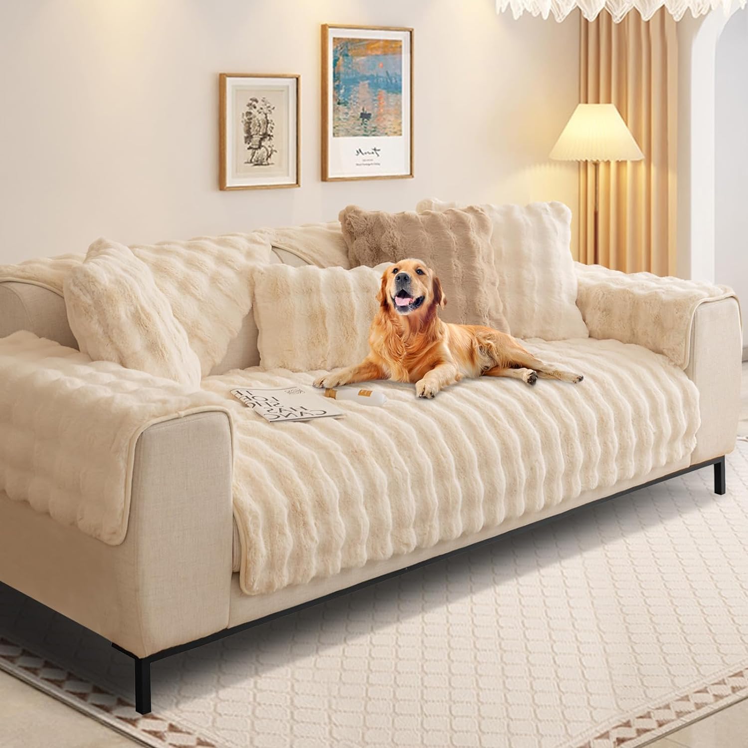 Aus Weichem Chenille Sofabezug 1/2/3/4 Sitzer L Form Sofa Couch überzug Ecksofa, Neue Universelle Rutschfeste Sofa Überwurf, Solide Dicke Strukturierte Sofaschoner für Wohnzimmer(Grau, 70x150cm)