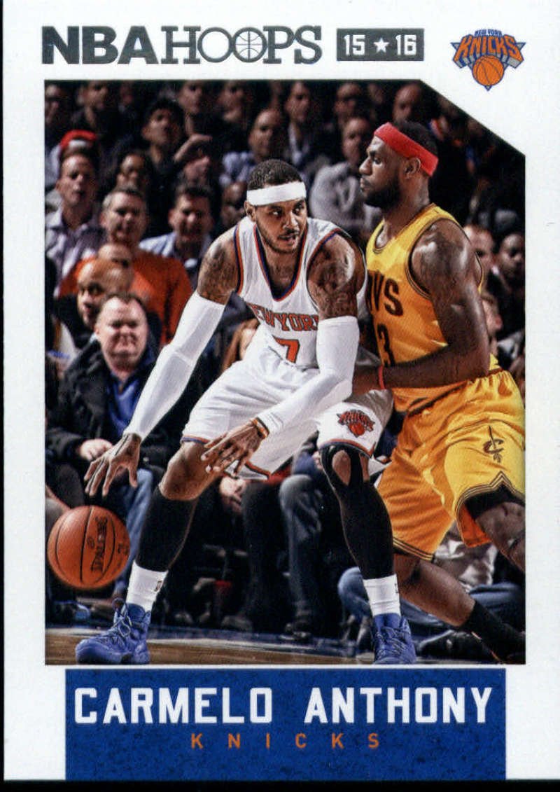 Amazon.com: 2015-16 NBA Hoops #97 Carmelo Anthony New York Knicks