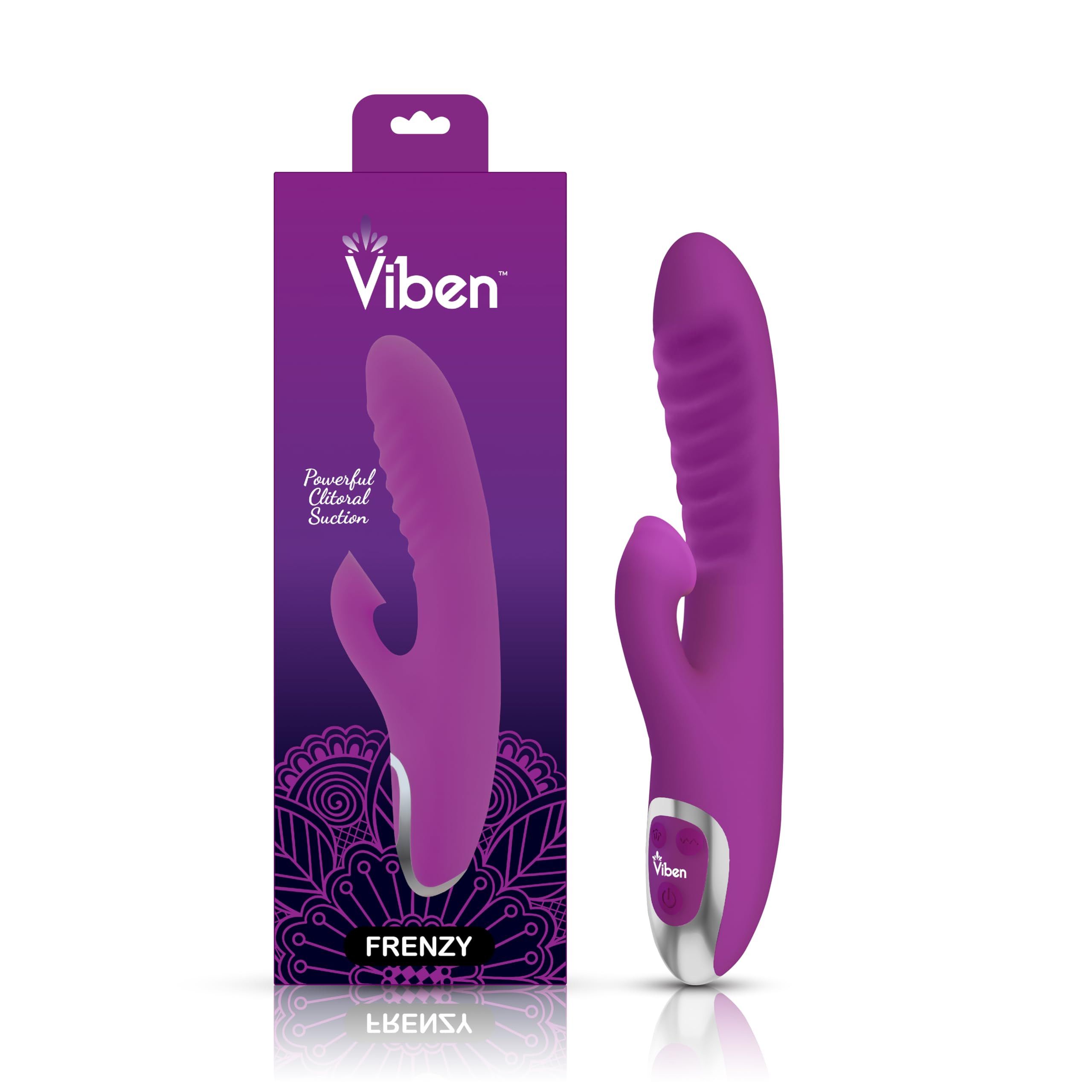 Amazon.com: Viben Frenzy Rabbit Vibrator | Suction Female Sex