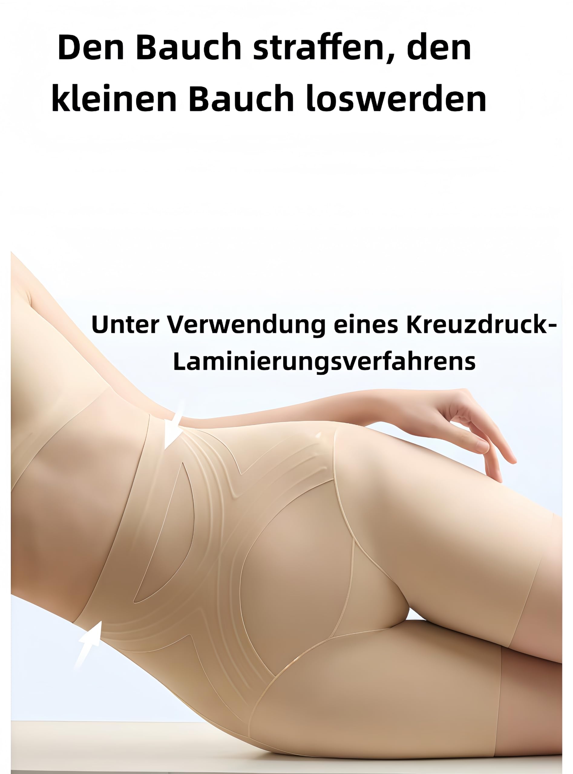 Rose on Six Shaping Shorts Damen Bauchweg High Waist Mieder Unterhose