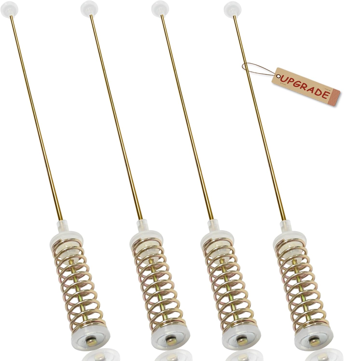 𝒖𝒑𝒈𝒓𝒂𝒅𝒆𝒅 W11400156 W11187091 Suspension Rod, Washing Machine Suspension Rod (4PCS), for Whirlpool WTW7120HW0 WTW8127LC0 WTW500CMW0 WTW6150PW0 & for Maytag MVW7230HW0 MVW7232HW0