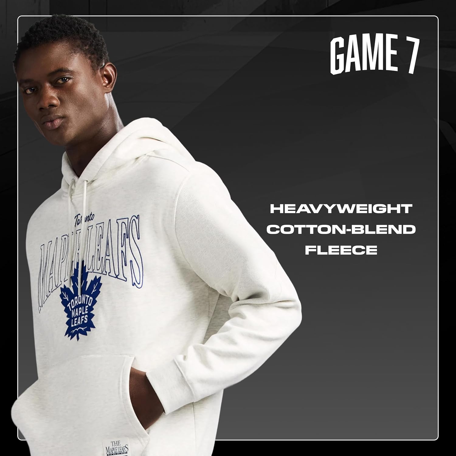 GAME 7 NHL mens Game 7 X Nhl Men's Officially Licensed Long Sleeve Pullover Hoodie Fleece Sweatshirt - Image 6