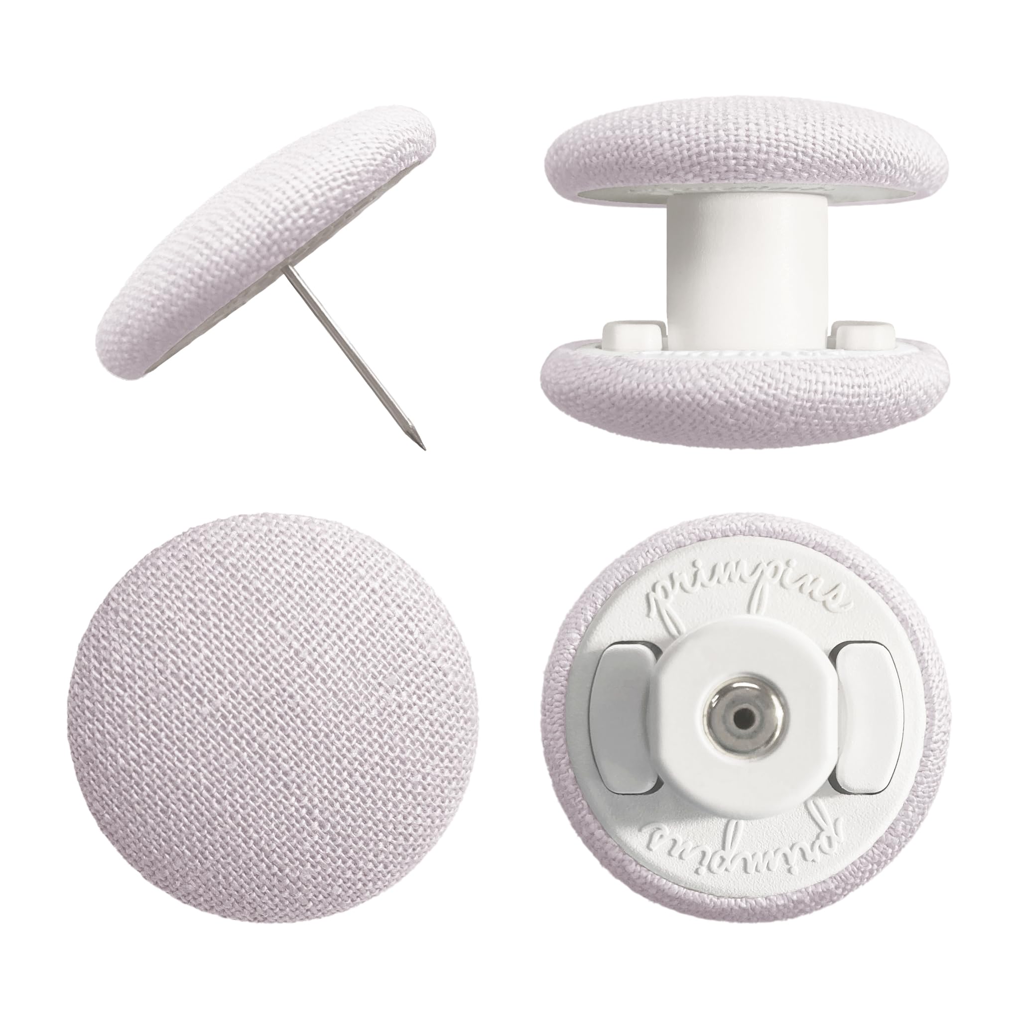 Duvet Clips Pin Fasteners - Classic Linen - Lavender, Set of 8