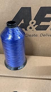 A&E LLC 69 Nylon Tex 70 Bonded Nylon Thread Royal Blue 36099-16 oz Spool Free with One Piece Galaxy Supply 5