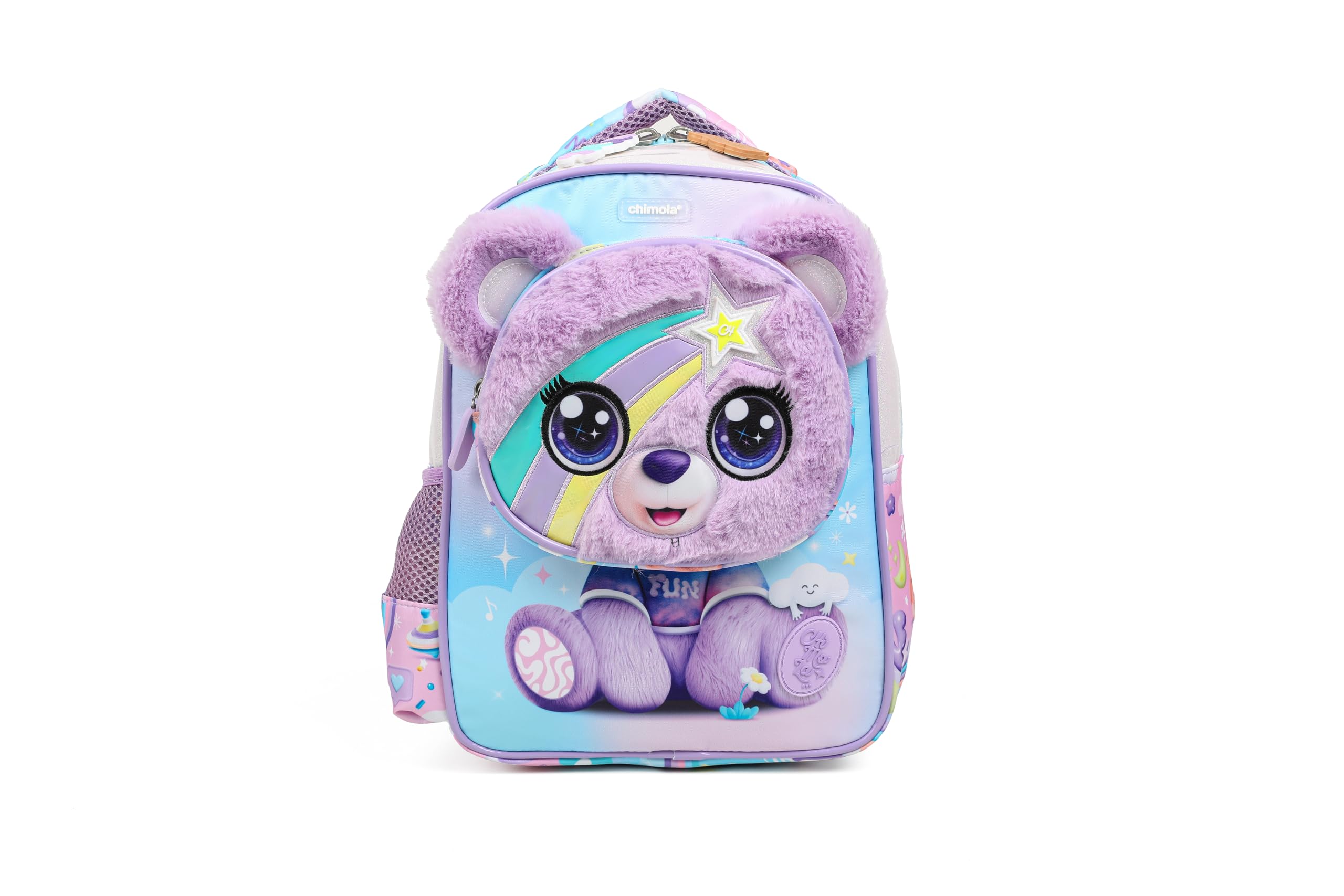 CHIMOLA Unisex Çocuk Sırt Çantası, Mor, M