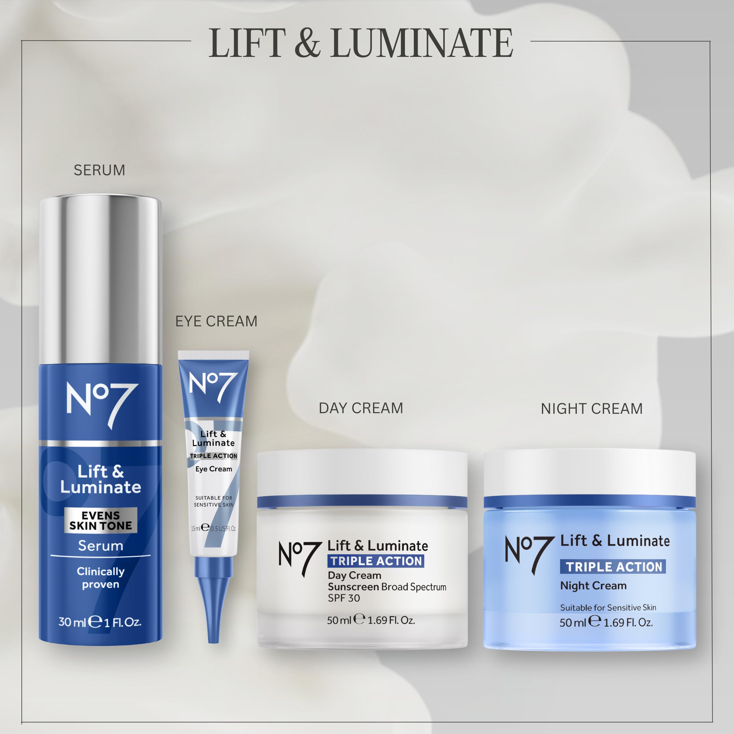 No7 Lift & Luminate アイクリーム 15ml 3本 Amazon.co.jp: No7 Lift & Luminate Triple Action Eye Cream 15ml