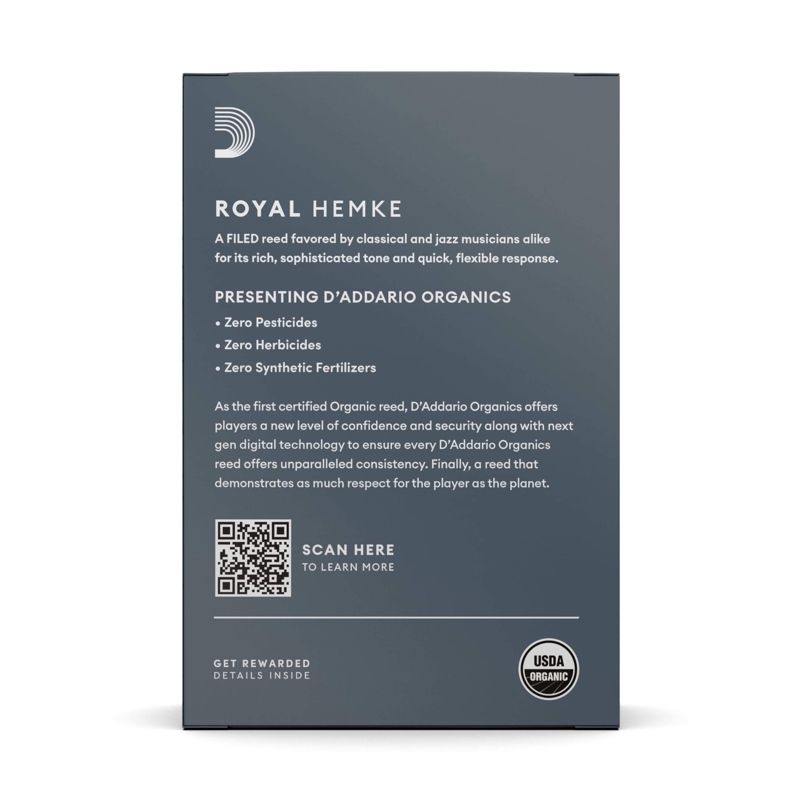 D'Addario Royal Hemke Organic Alt 3,0 - Ance per sassofono contralto
