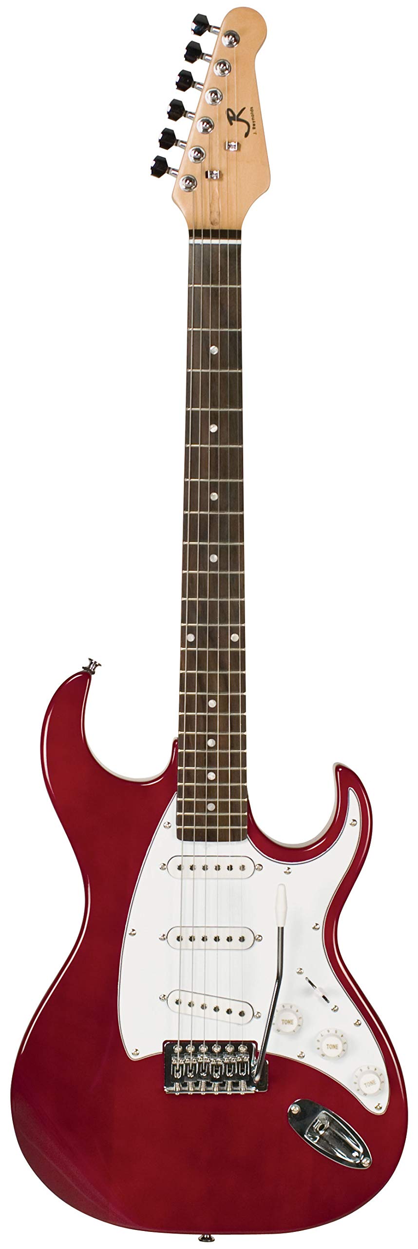 Amazon.com: Other 6 String Electric Guitar Transparent Red, Right