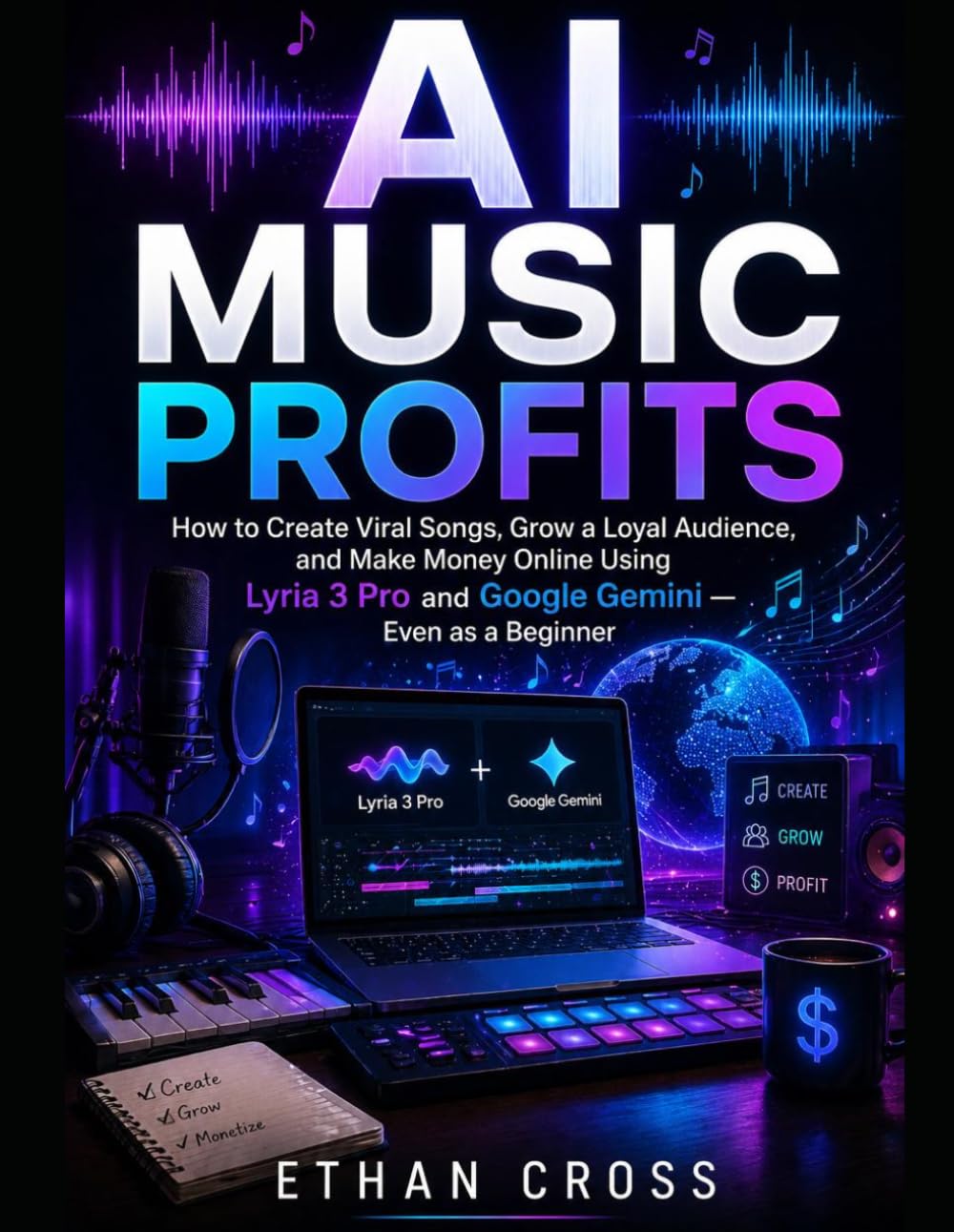 AI Music Profits: How to Create Viral Songs, Grow a Loyal Audience, and Make Money Online Using Lyria 3 Pro and Google Gemini — Even as a Beginner