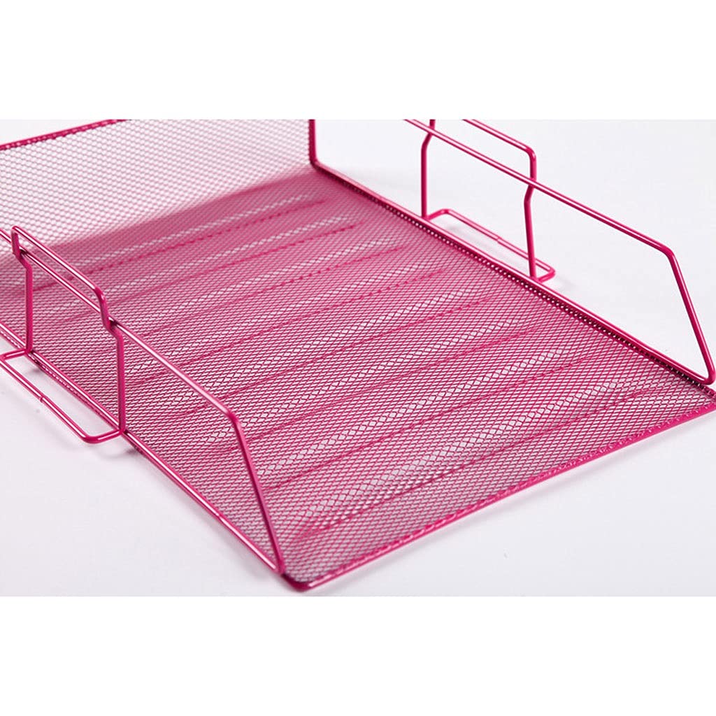 portadocumenti cremagliera Casella di archiviazione multistrato del titolare del file File Rack del file Metal Mesh Maglia Forniture for ufficio dei file del file adatto for la casa, l'ufficio o la sc