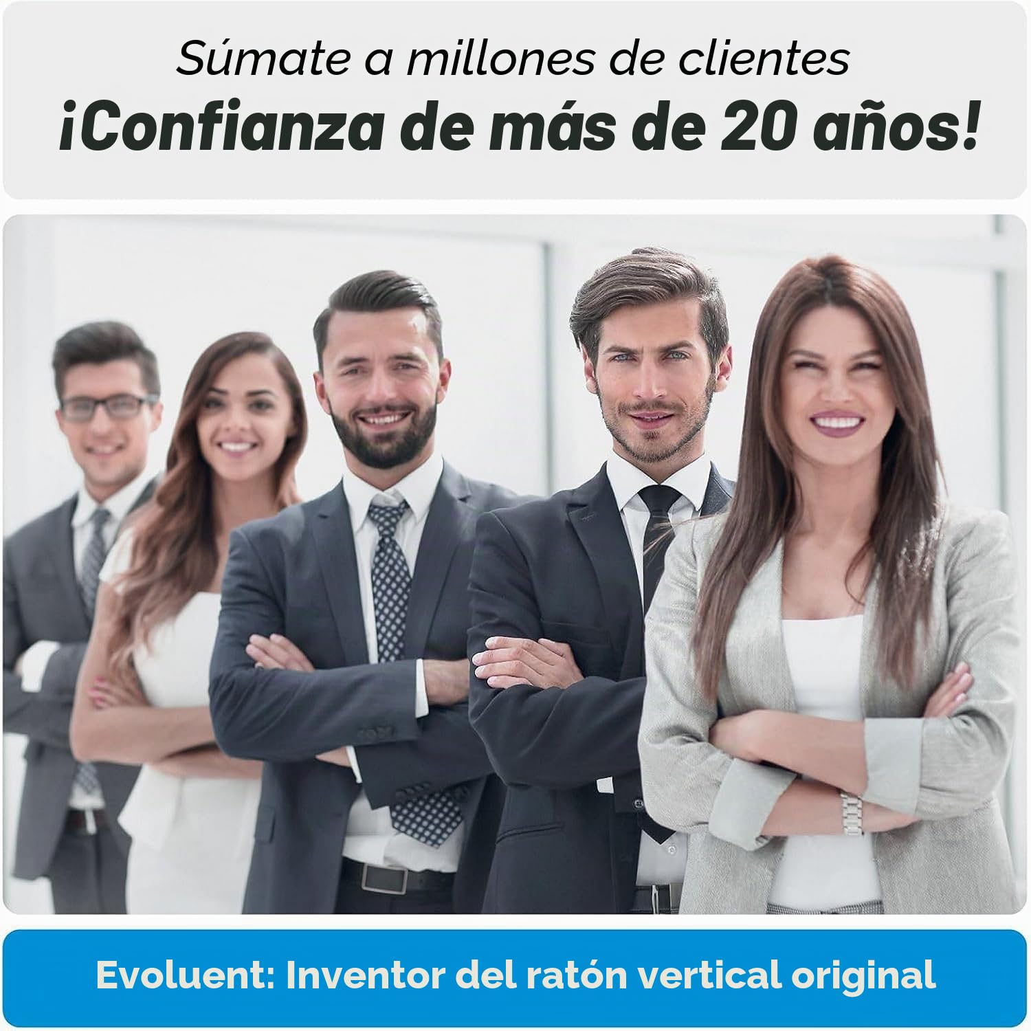 Evoluent Verticalmouse D Small - Maus - Ergonomisch - Laser - 6 Tasten - Kabellos - Kabelloser Empf?nger (usb)