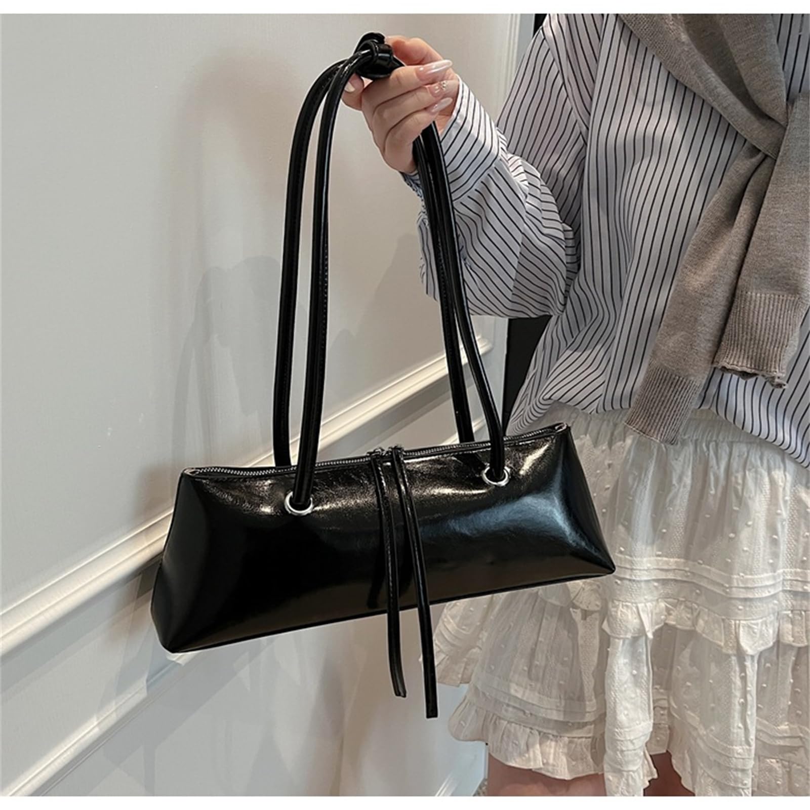 Borsa A Tracolla Elegante Semplice E Versatile-rosso-37 * 8 * 13