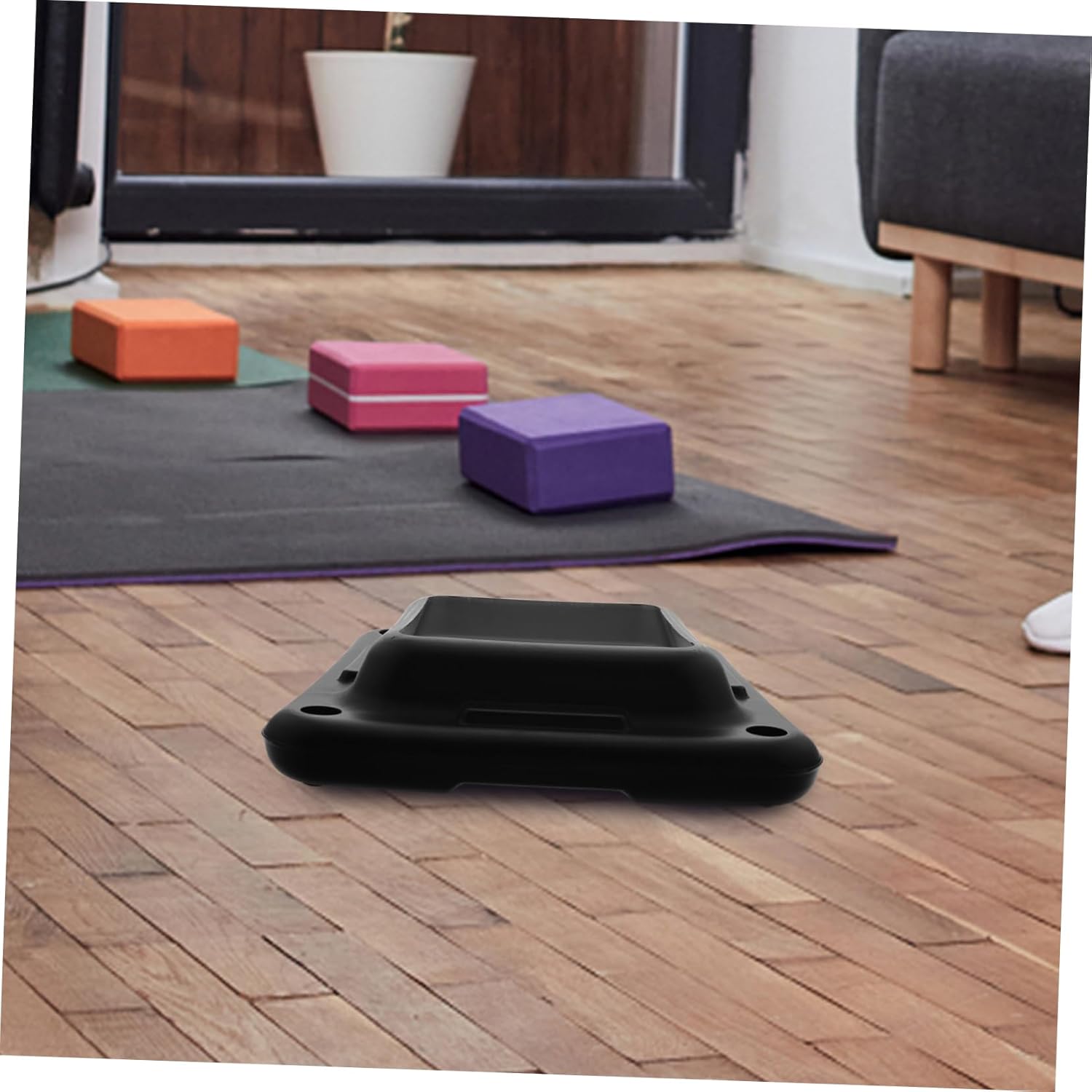 Yoga Step Stabilizer Base Support Frame for Aerobic Step Board Lightweight and Portable Foundation for Enhanced Workout Stability and Safety Home Gym