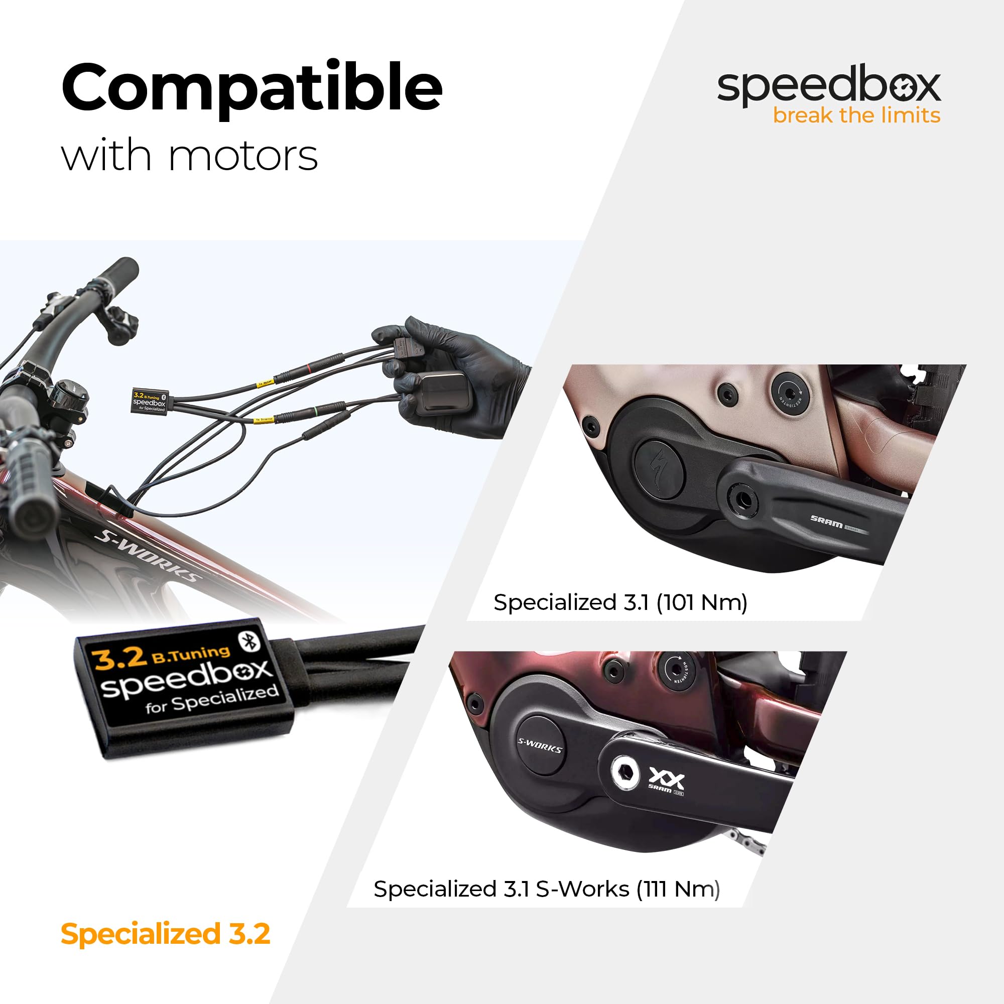 SpeedBox 3.2 for Specialized E-Bikes & Motors 3.1 (Including S