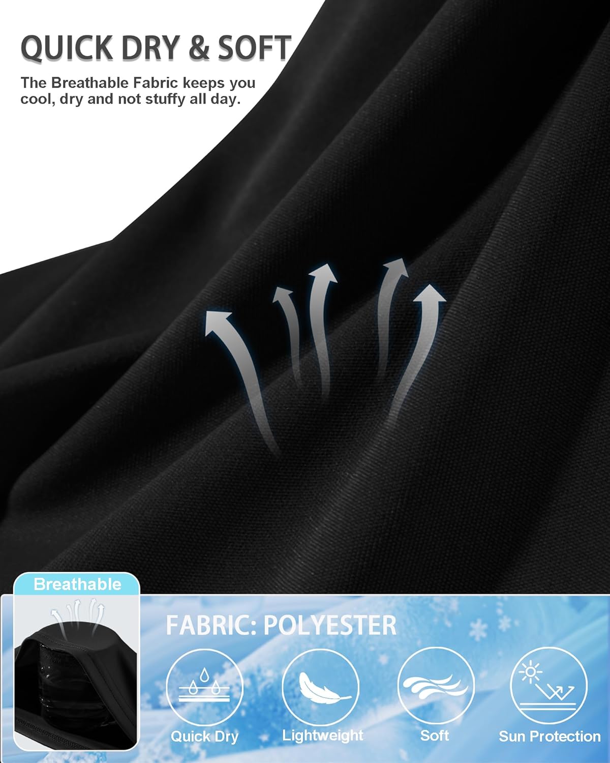 Women's Short Sleeve T-Shirts UPF 50+ UV Protection Quick Dry Shirts for Workout Hiking Running Rash Guard Tops - Image 6