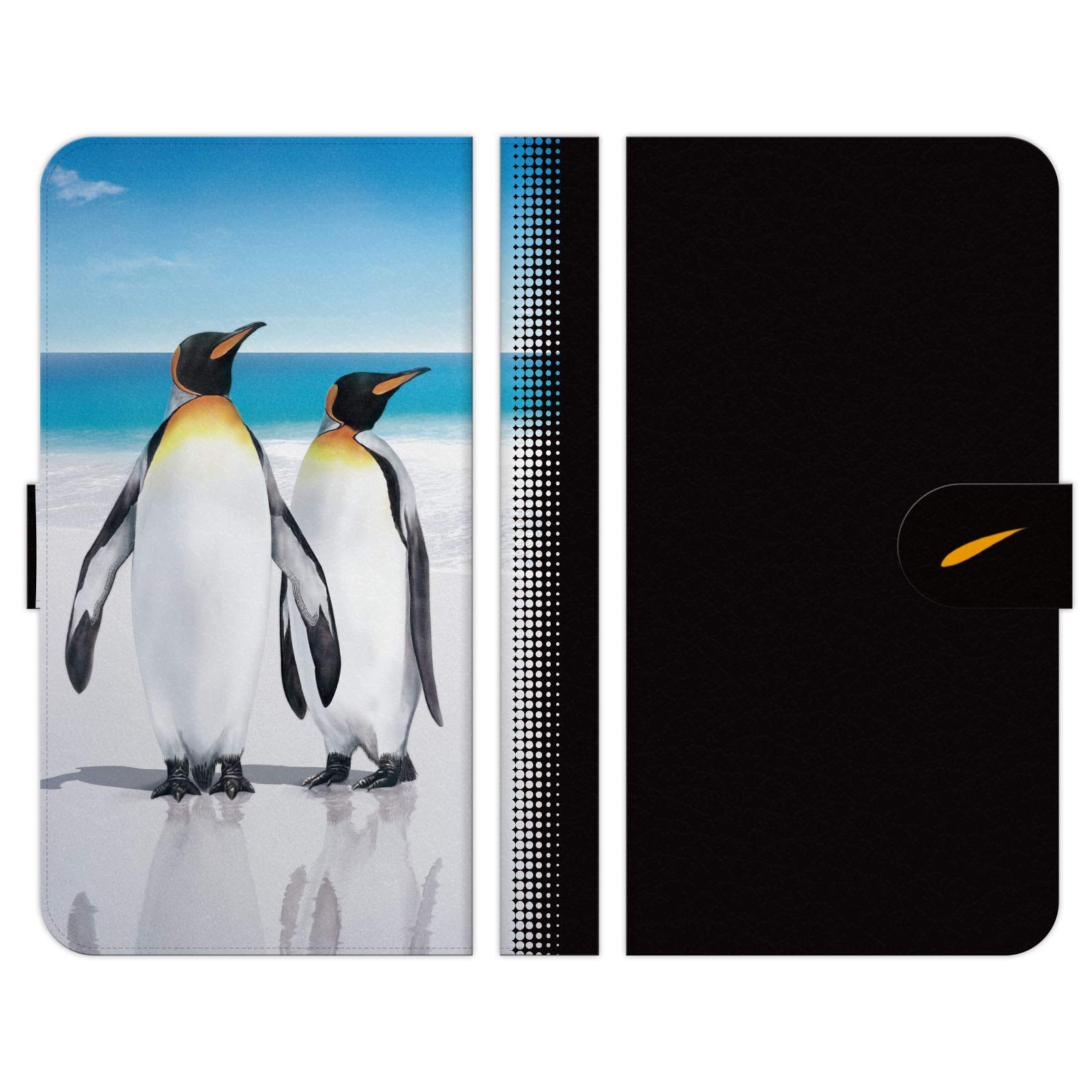 Amazon Co Jp ブレインズ Oppo Reno5 A 手帳型 スマホ ケース カバー キングペンギン 19 あまみ藤奈 ペンギン コウテイペンギン エンペラーペンギン オーロラ イラスト 星空 家電 カメラ