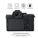 ELFOG Sony A7IV Case, Silicone Rubber Protective Camera Body Skin Case Cover, Compatible with Sony A74 A7M4 A7IV (Black) gallery image