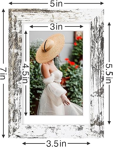 Vista 896 de Vittanly - Juego de 9 portarretratos, plexiglás resistente a rupturas, exhibe fotos de 12 x 12 pulgadas o, con paspartú, de 8 x 8 pulgadas, marcos