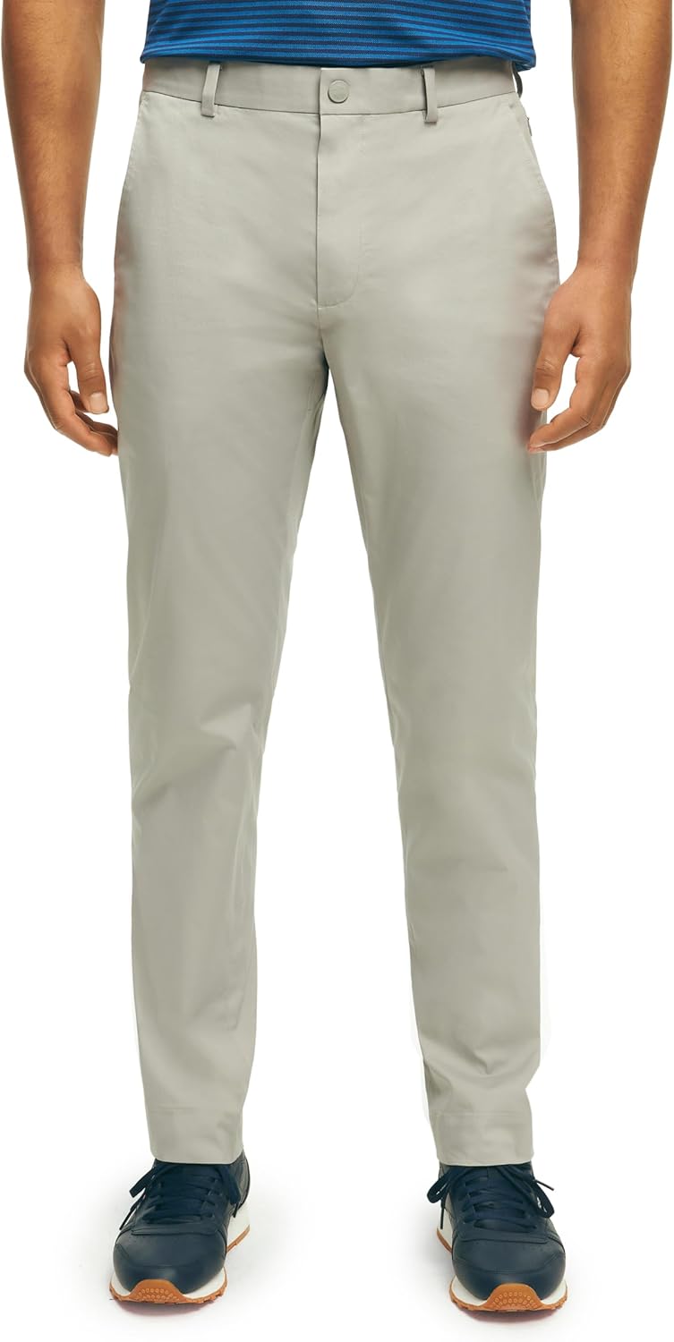 Brooks Brothers Mens Regular Fit Performance Golf Chino