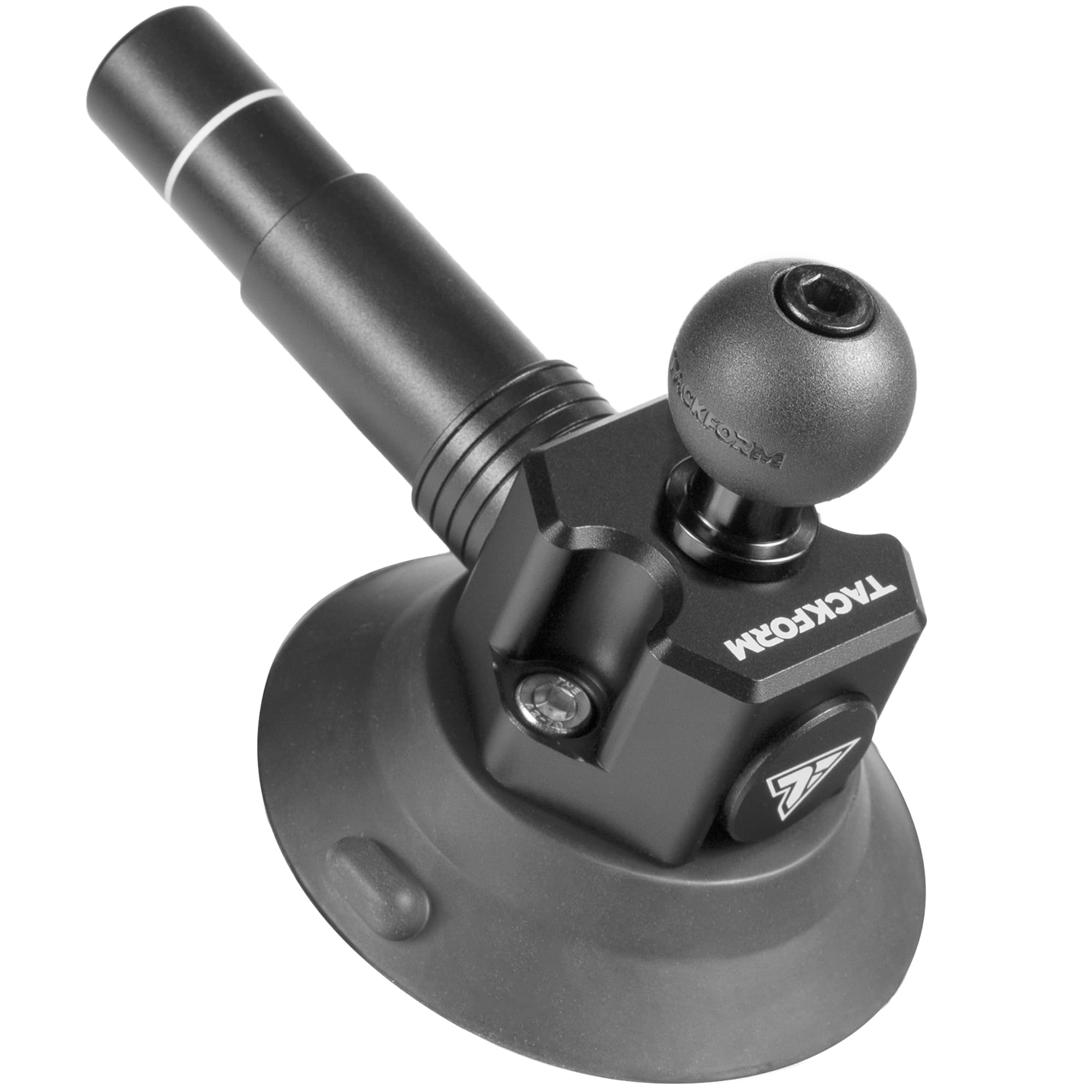 Tackform3" Pump Suction Cup with 1" Rubber Ball - 25 Series (1" / 25.4mm / B-Sized) Compatible - Billet Aluminum Housing