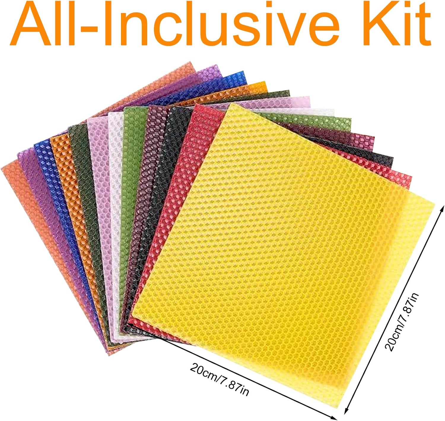 Yuragim Beeswax Candles Make Your Own Set, Beeswax Plates for Candles