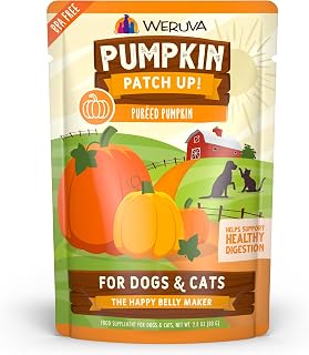 Weruva Pumpkin Puree Pet Food Supplement for Dogs & Cats