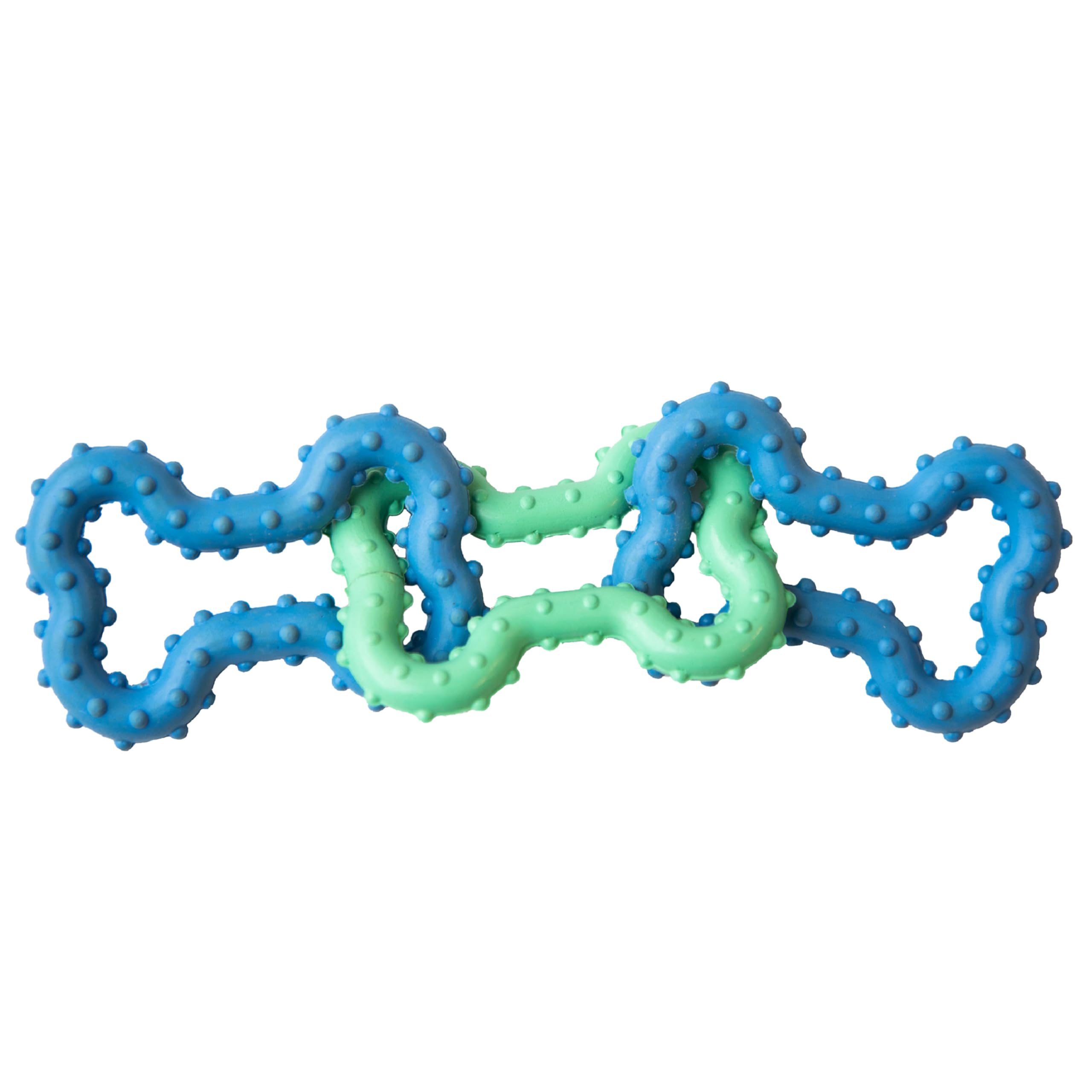 Outward Hound Bone Tugz Tug-of-War Dog Chew Toy Blue