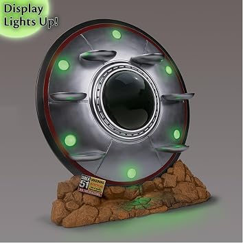 The Ashton-Drake Return to Roswell Alien Figure Collection, Illuminated UFO Display