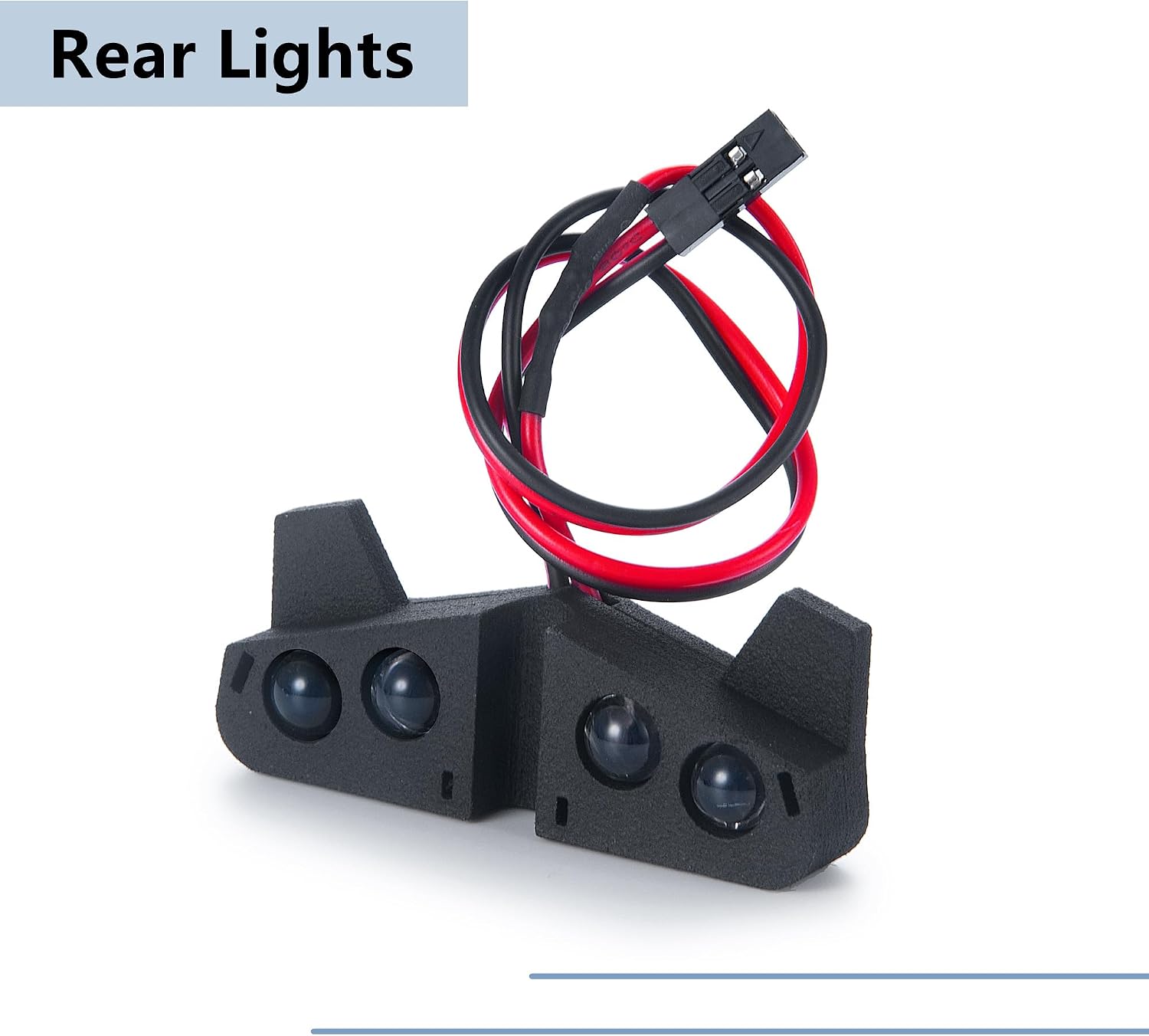 MORLORDY RC Front and Rear LED Light Kits Headlight Taillight for 1/10 TRX Slash VXL XL-5 Upgrades 4x4 2WD Truck