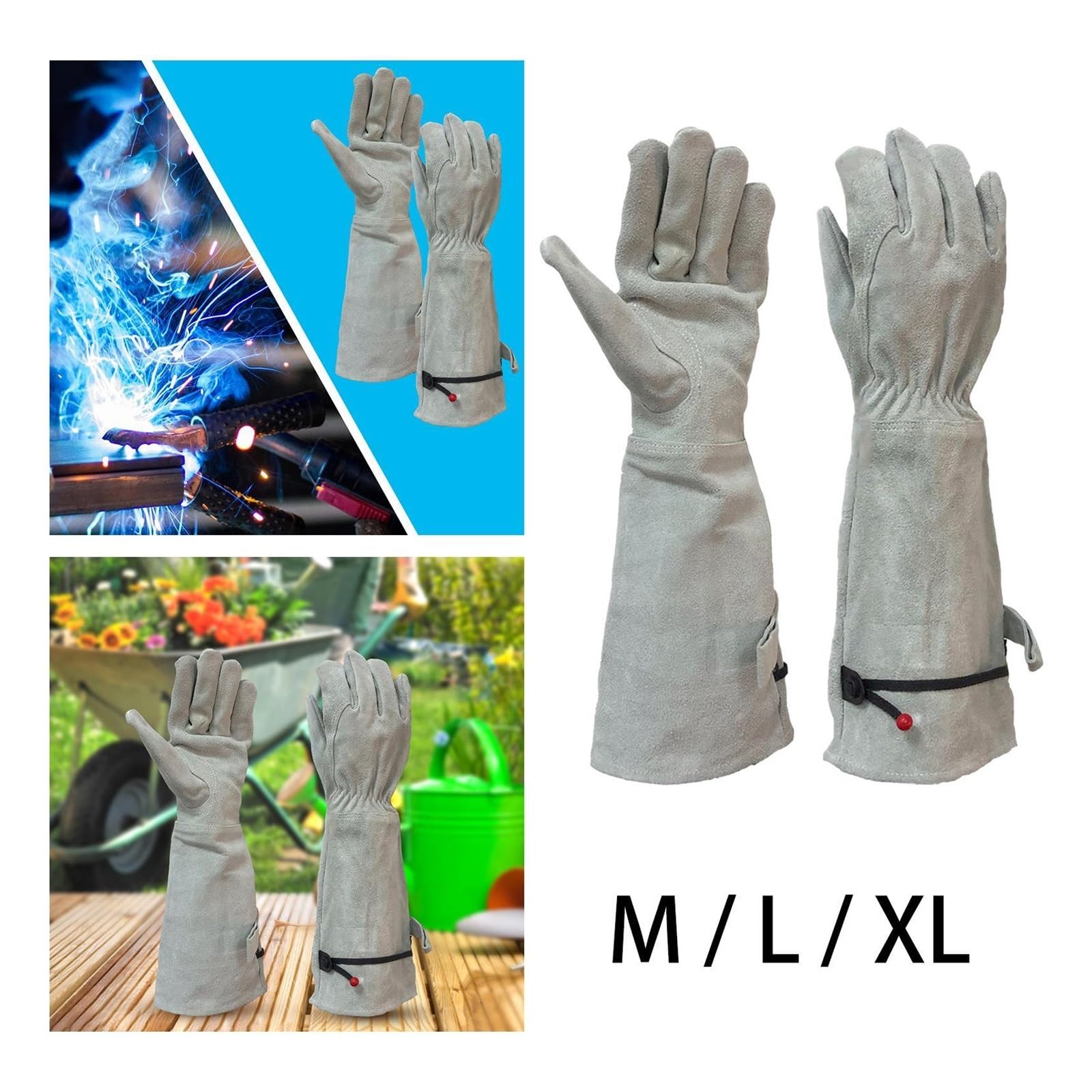 1 paire de gants d'élagage roses Pour Le Jardinage Extérieur