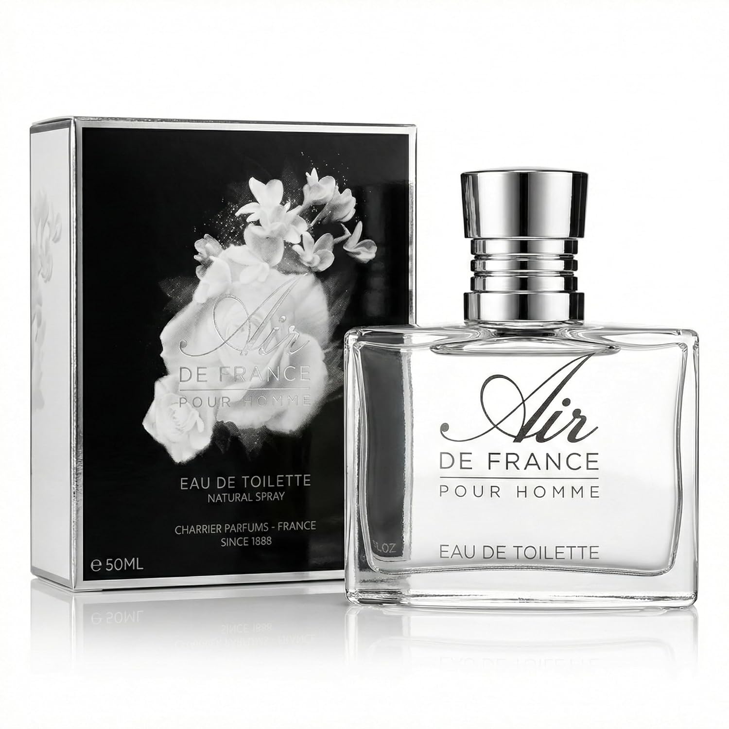 Charrier Parfums ‘Air de France pour Homme‘ Eau de Toilette Spray for Men - 50ML 1.7 Fl. Oz - Made in Provence, France
