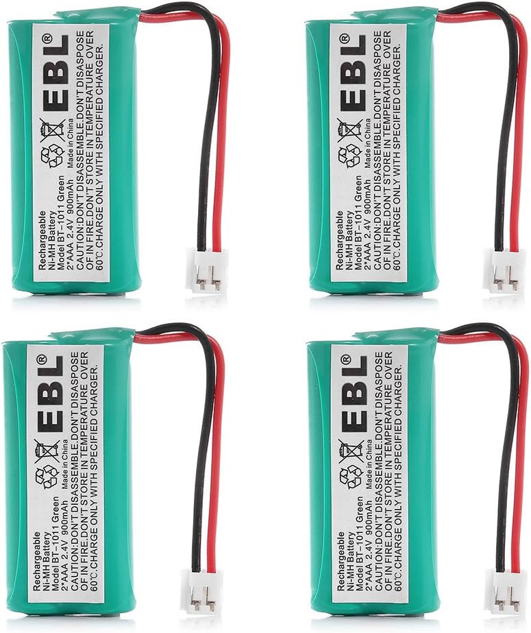 EBL 2.4V 900mAh Rechargeable Cordless Phone Batteries