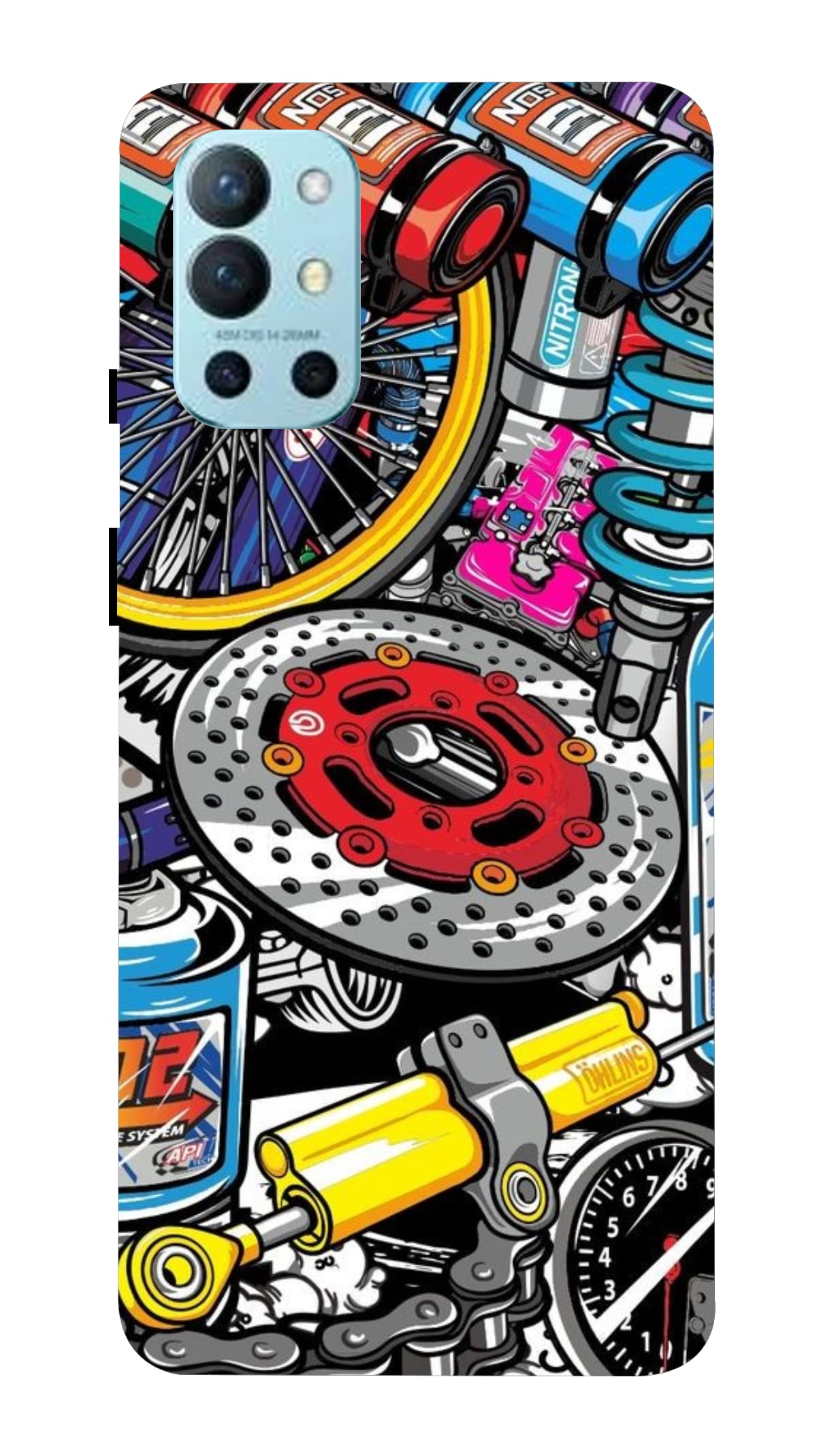 Print Galiara|| Designer Back Case Cover for One Plus 9R | Science Project |