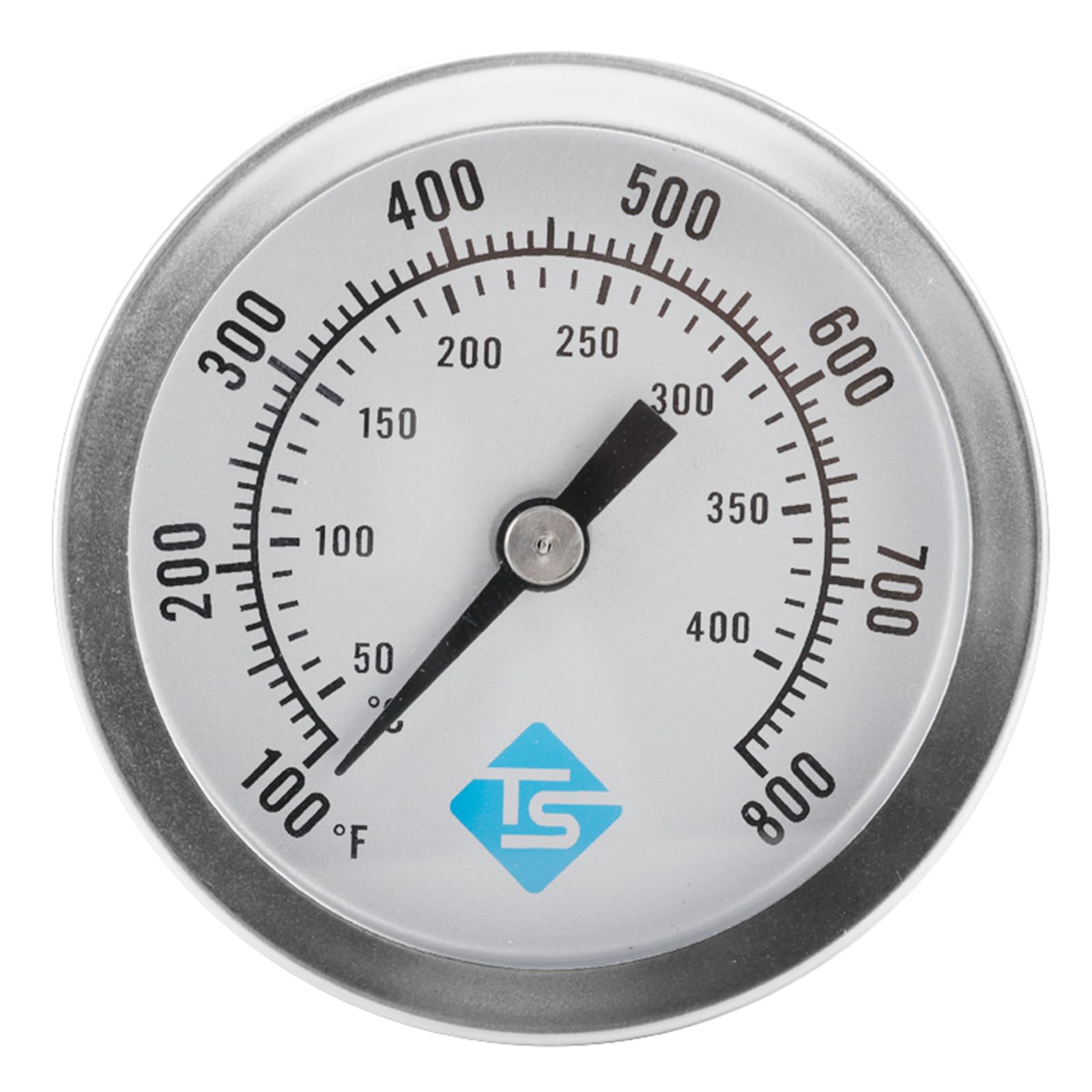 Stainless Temperature Meter High Precisions M8x1 62mm Diameter BBQ Oven Thermometers 50-400?/100-800? Measuring Ranges