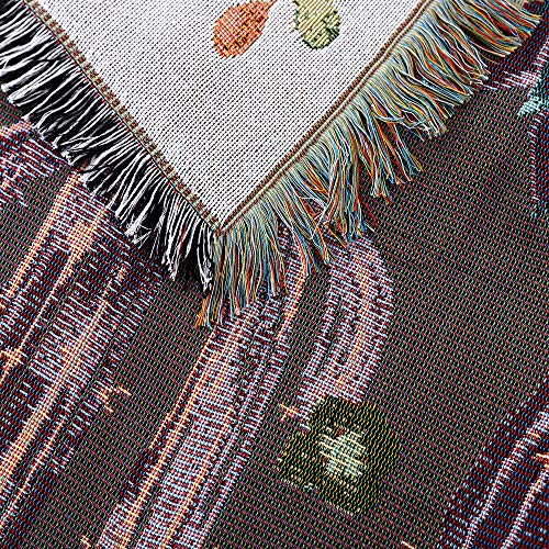 Answet Tapestry Wall Hanging,Handicrafts Tapestry, Jacquard Succulent Tapestry, Multipurpose Soft Travel Mat, Outdoor Shawl Colourful Tassels Wall Cactus Mat 50X60 Inch(Cactus) #TOP4