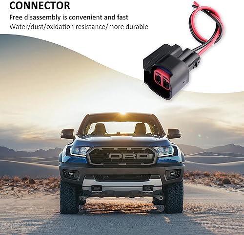 Miniatura 3 de 2 conectores de inyector de combustible EV6, accesorios profesionales para automóvil, arnés de cableado para acoplamiento de circuito a inyectores,