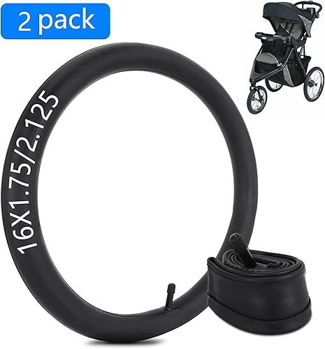 Miniatura 8 de RUTU Tubo interior de repuesto de 16 pulgadas x 1.751.952.125 para BoB Gear Jogging Stroller Revolution SEProFlexSUIronman Baby Jogger Summit X3