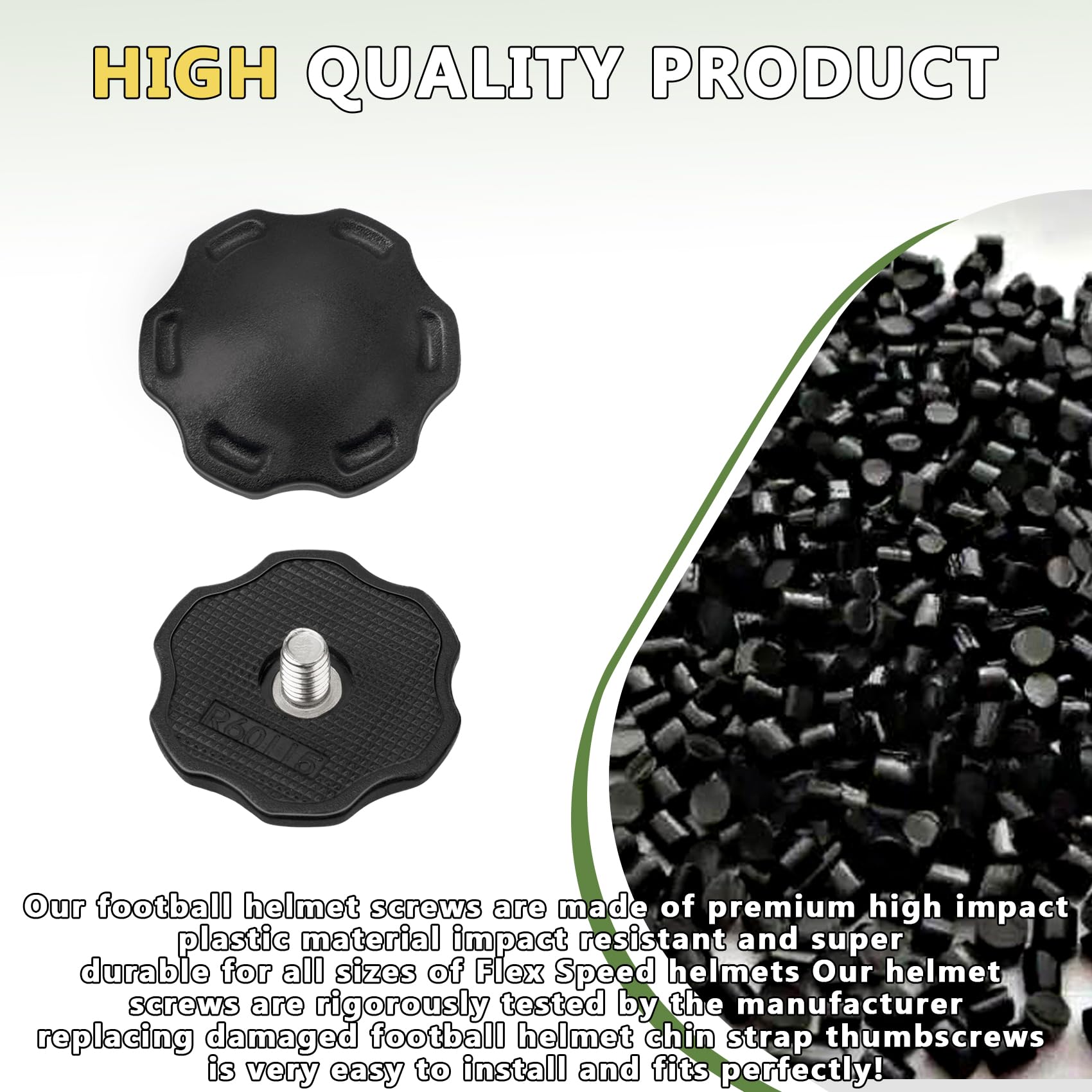 Amazon.com : Football Helmet Thumb Screws Substitute for Riddell