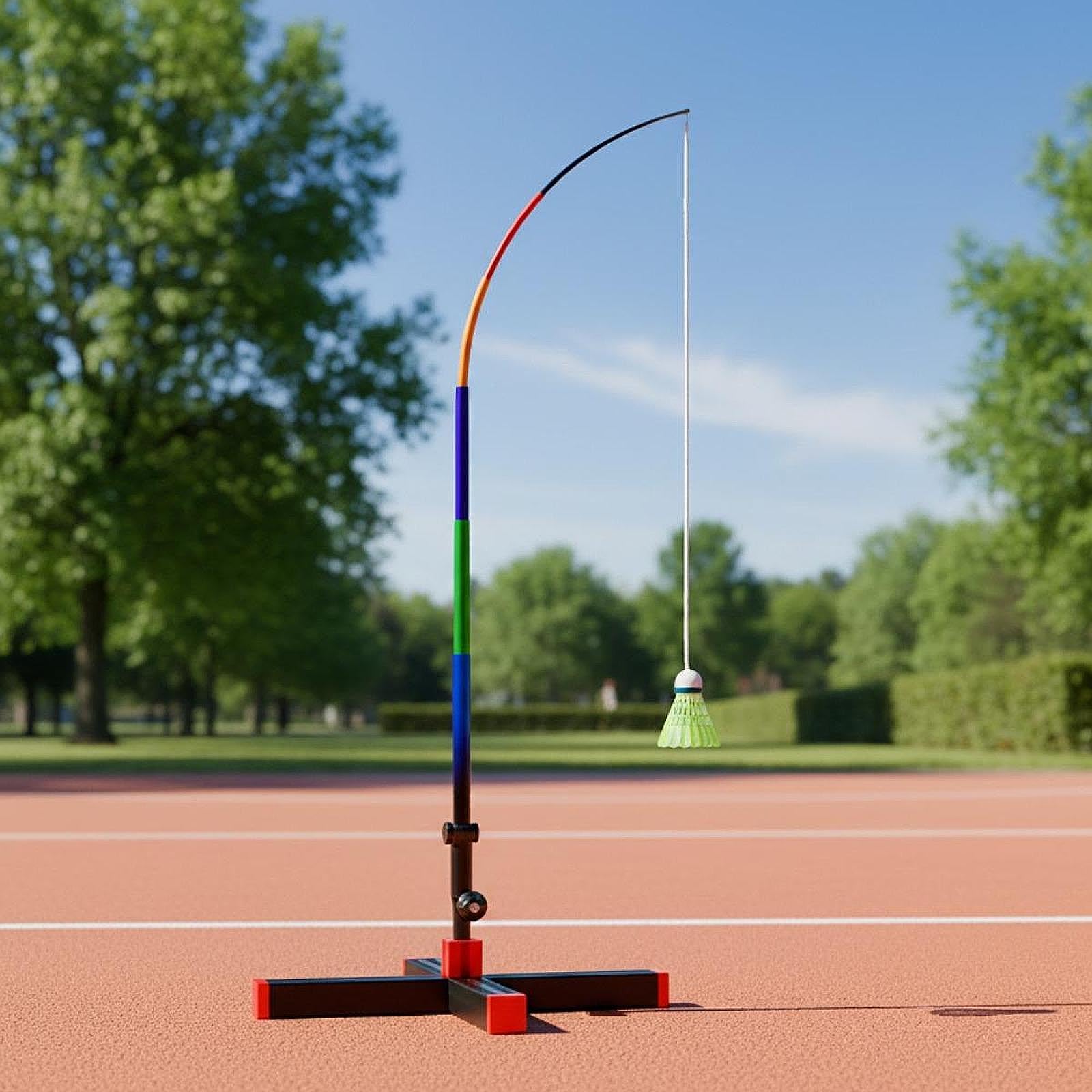 Dispositivo di Allenamento per Badminton, Singolo Giocatore, Automatico, per Giardino.