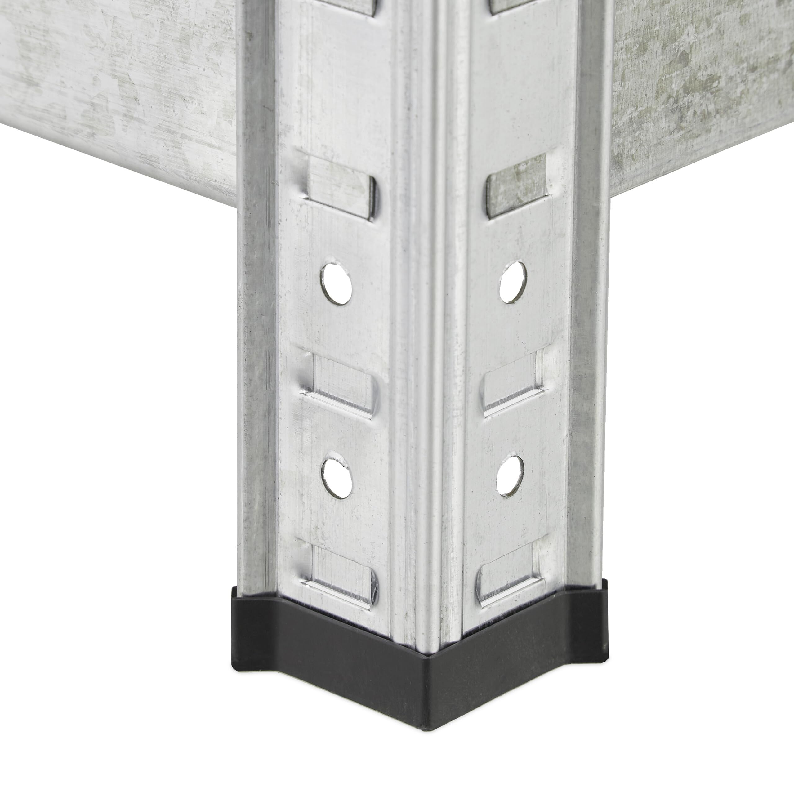 Relaxdays Scaffale Portagomme per 8 Pneumatici, HLP: 180x120x40 cm, 795 kg, Acciaio Zincato, Garage e Officina, Argento