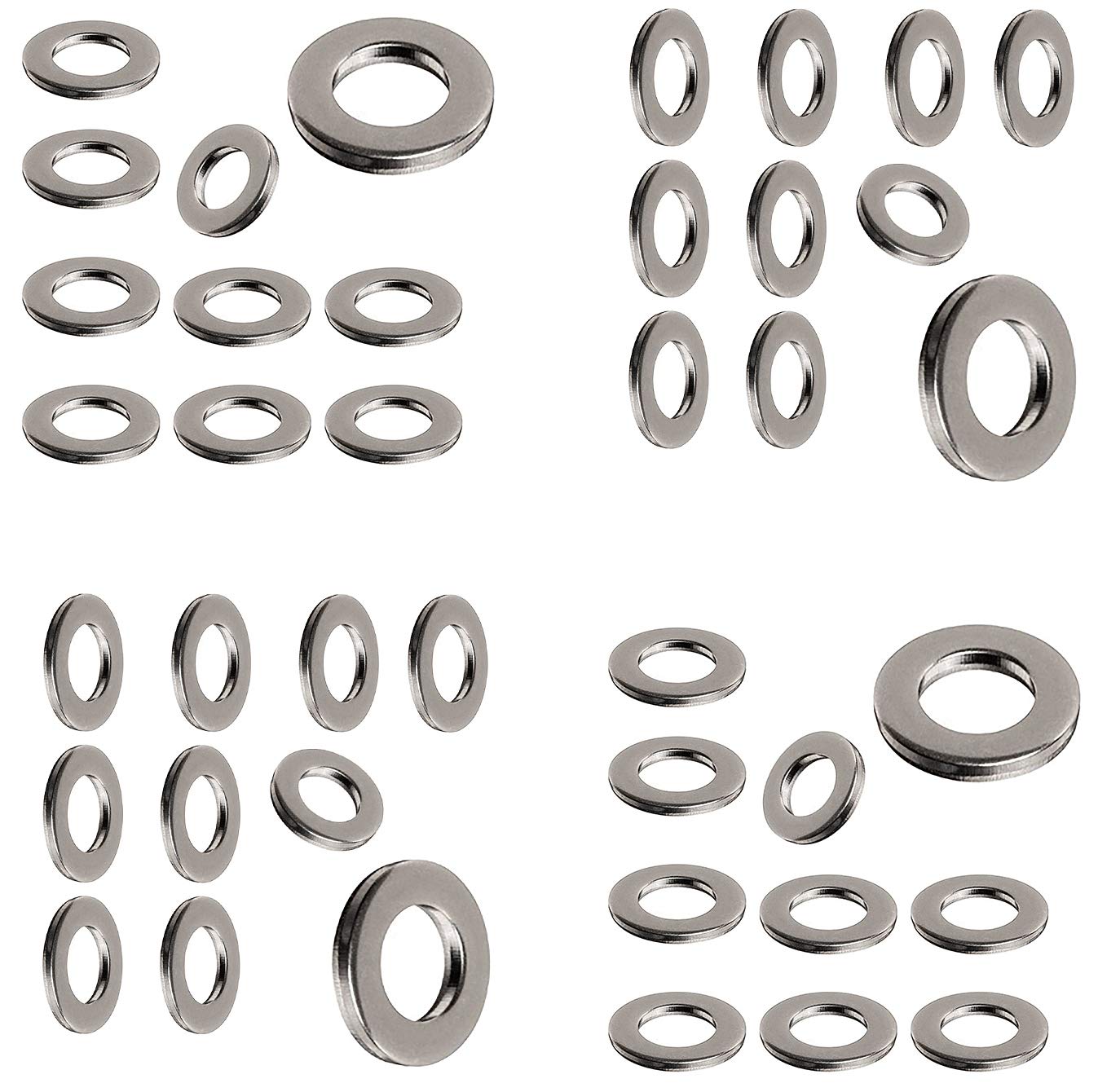 RONDELLE PIANE UNI 6592 DIN 125-A INOX A2 PER VITI M 5