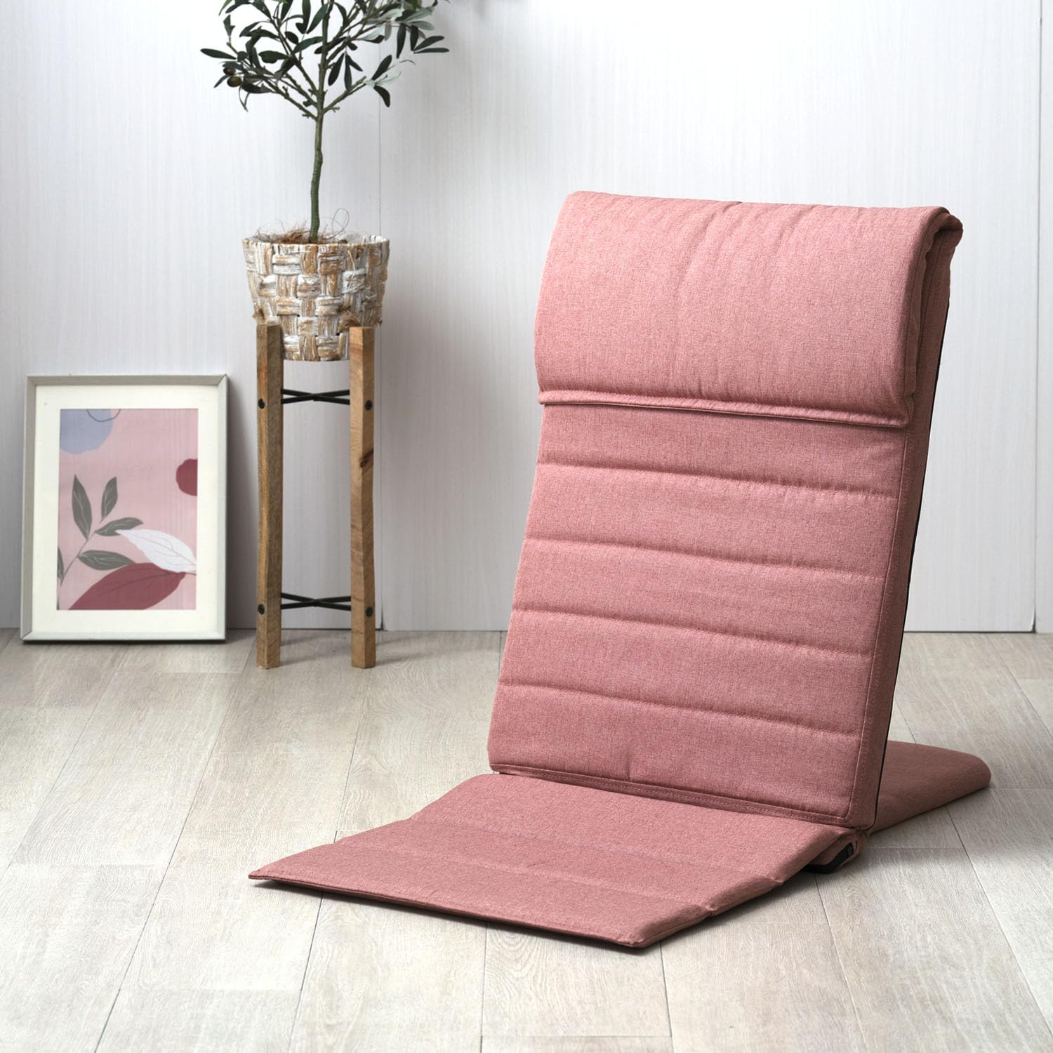 Amazon｜ドウシシャ いつでもどこでも背もたれ スリム 座椅子 薄型