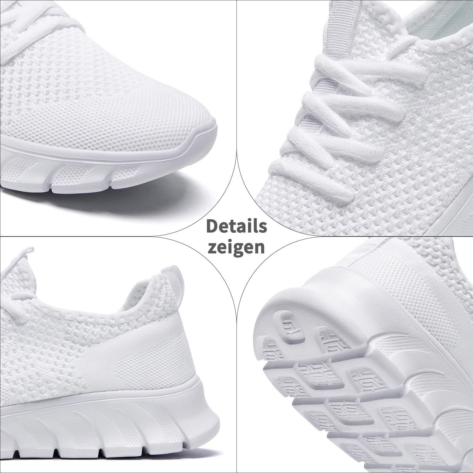 Damen Herren Sportschuhe Laufschuhe Turnschuhe Sneaker Running Tennisschuhe Unisex Freizeit Straßenlaufschuhe Walkingschuhe Fashion Leichtgewichts Atmungsaktiv Fitnessschuhe