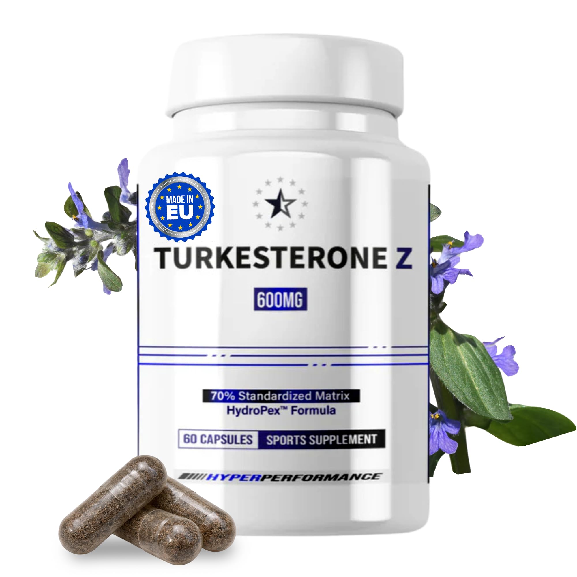 Turkesterone Supreme 70% with HydroPex™ - 60 V-Capsules (600mg) - Apex®