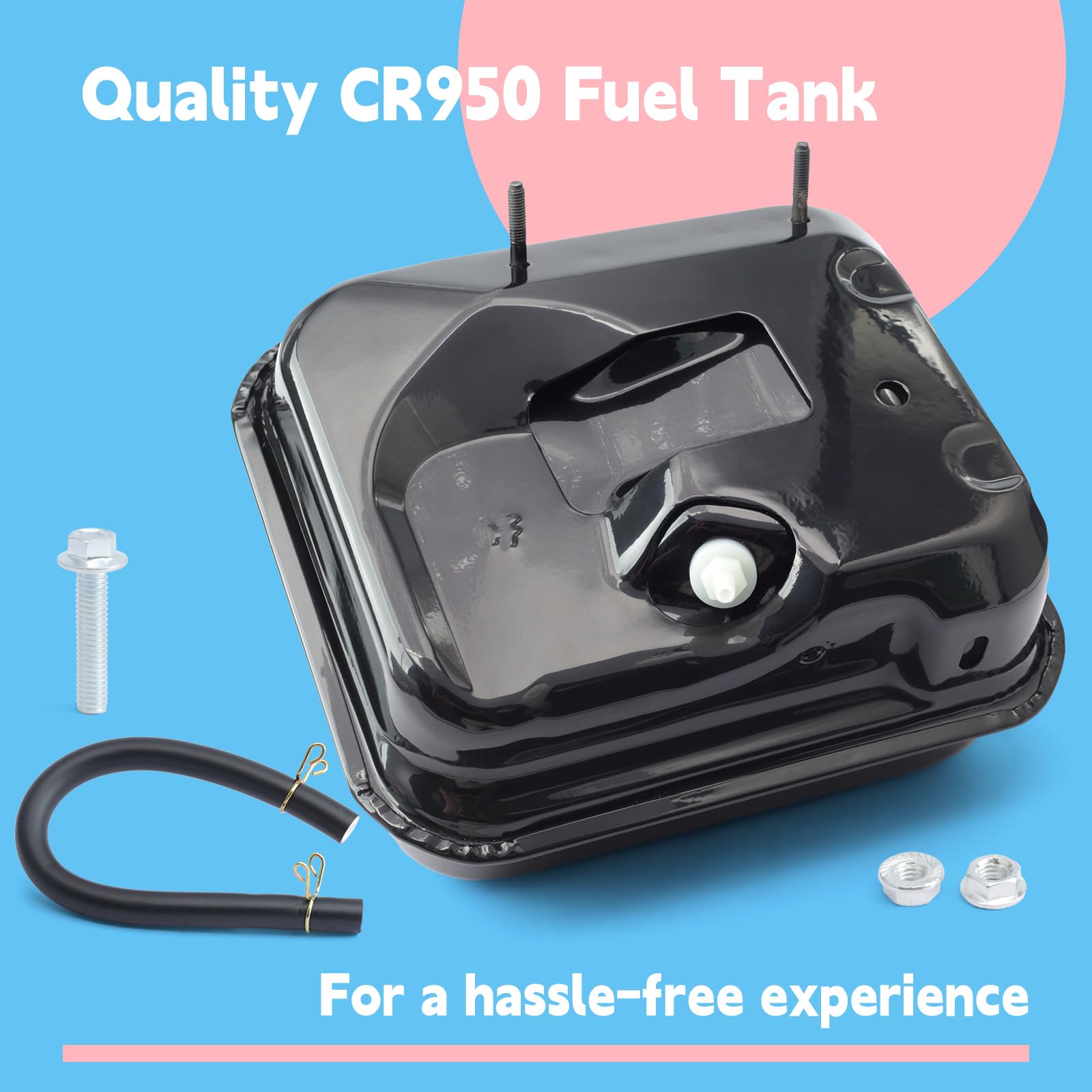 Depósito de combustible de gas compatible con Briggs & Stratton CR950 CR750 208cc 163cc 5HP 6.5HP OHV horizontal motor lavadora a presión trituradora trituradora divisor de troncos