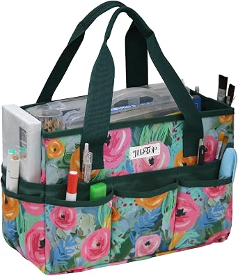 Art Storage Bag, Multi-Pocket Portable Craft Supply Tote Organizer