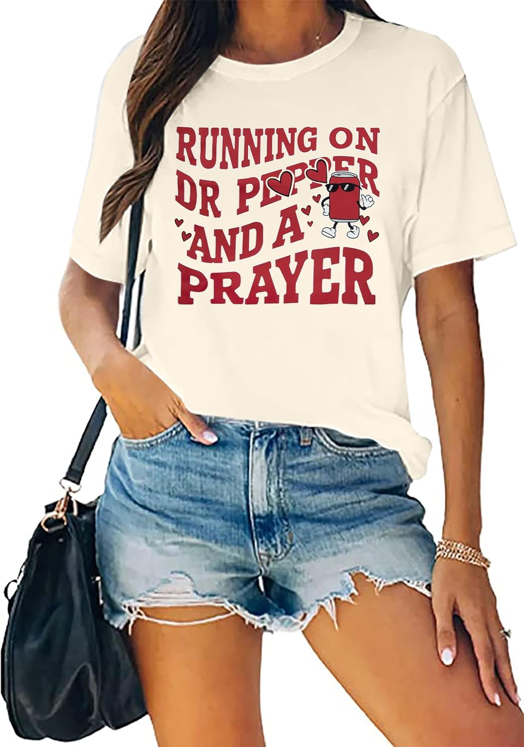 MNLYBABY Funny Saying Shirt for Women Letters Graphic Short Sleeve Casual Top Tees - Image 3