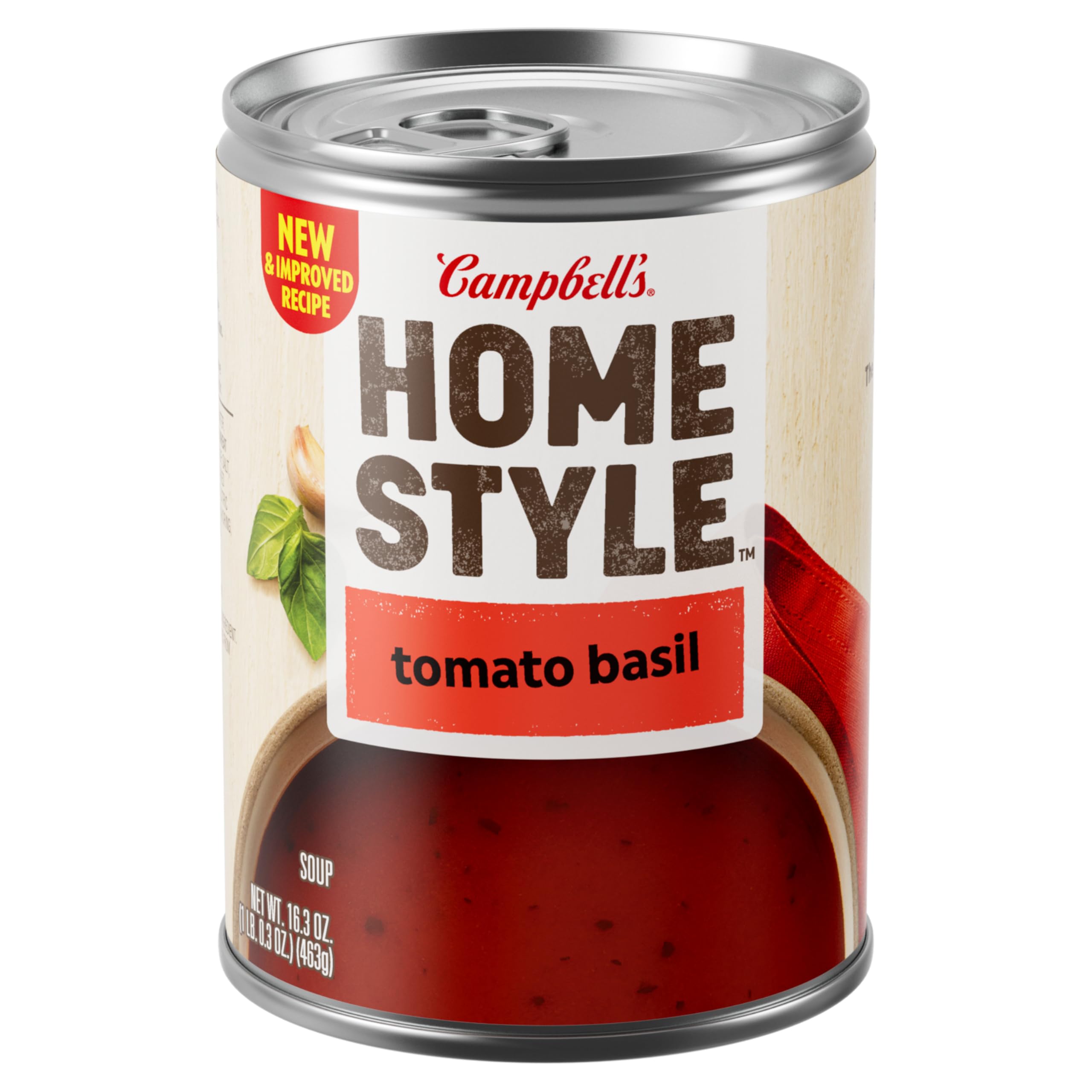 Amazon.com : Campbell's Homestyle Tomato Basil Soup, 16.3 oz Can